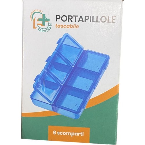 PORTAPILLOLE 6SCOMPARTI FARVISAN