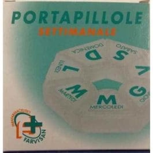 PORTAPILLOLE SETTIMANA FARVISAN