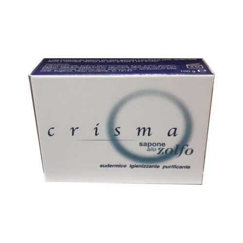 Crisma Sapone Zolfo detergente Pelle Acneica 100g