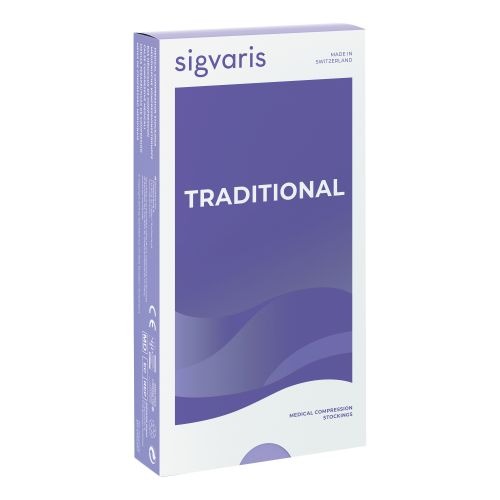 Sigvaris 503 ccl2 gambaletto traditional lungo punta aperta beige m