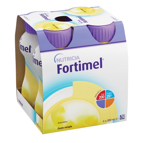 Fortimel Compact Protein Nutricia 4x125ml - Supplemento Alimentare Iperproteico