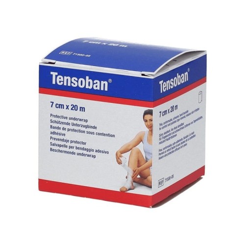 Bsn Medical Tensoban Salvapelle per Bendaggio adesivo 7cm x 20m, 1 pezzo Bsn Medical Tensoban Salvapelle per Bendaggio adesivo 7cm x 20m, 1 pezzo