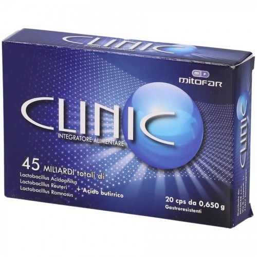  Clinic 20 capsule - integratore di fermenti lattici vivi