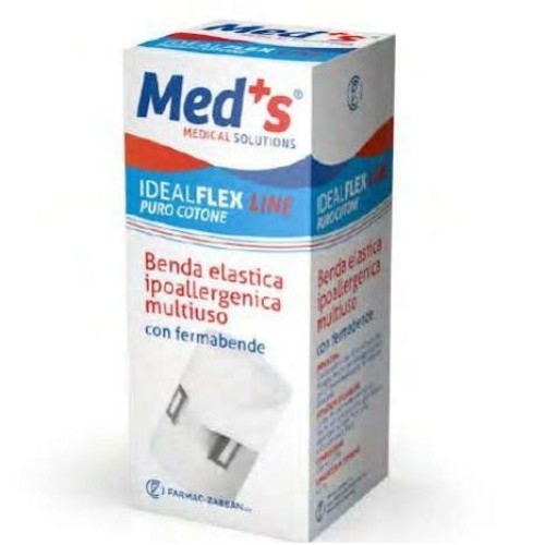 Meds Benda Elastica Ipoallergenica Multiuso Cotone 8cm