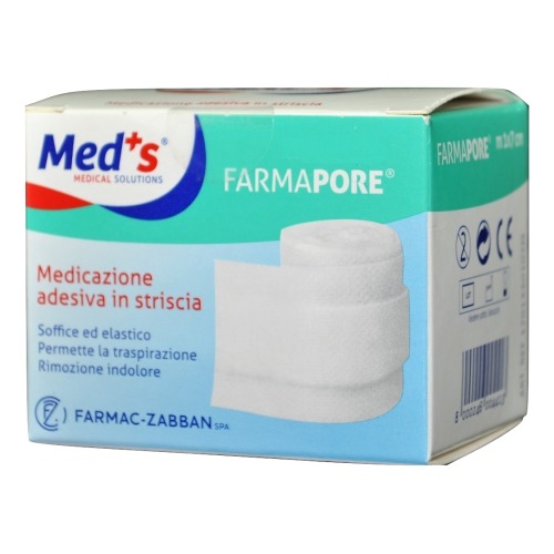 Meds Pore Medicazione Autoadesiva Tessuto Non Tessuto m1x10cm Meds Pore Medicazione Autoadesiva Tessuto Non Tessuto m1x10cm