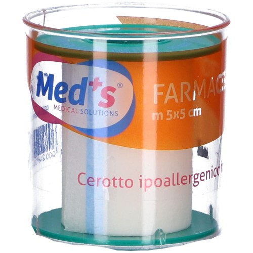 Meds Farmacerotto Cerotto Ipoallergenico In TNT Misure m 5 x 5 cm Meds Farmacerotto Cerotto Ipoallergenico In TNT Misure m 5 x 5 cm