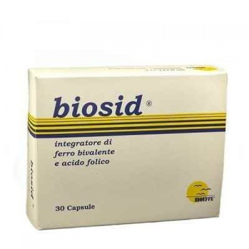 Biosid Integratore Di Ferro Bivalente E Acido Folico 30 Capsule