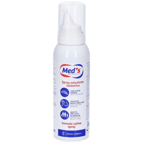 Meds Spray Isotonico Acqua Naso Orecchie 100 ml Meds Spray Isotonico Acqua Naso Orecchie 100 ml