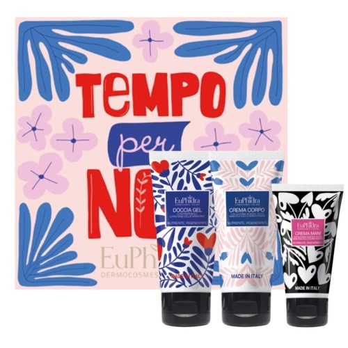 Euphidra Tempo per Noi Doccia Gel 100ml + Crema Corpo 100ml + Crema Mani 50ml