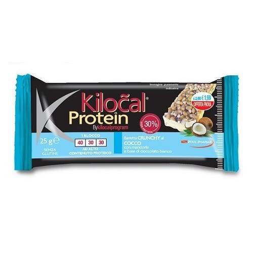 Kilocal Protein Barretta Crunchy Gusto Cocco 25g