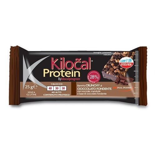 Kilocal Protein Barretta Crunchy Gusto Caramello Salato 25g