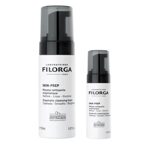 Filorga skin prep mousse detergente viso 150ml + mini mousse 30ml