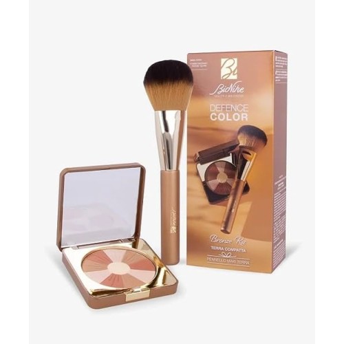 Defence color bronze kit terra compatta 211 coquille + pennello maxi terra