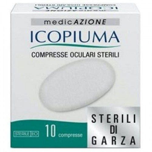 Icopiuma Compresse Oculari Sterili 10 Pezzi