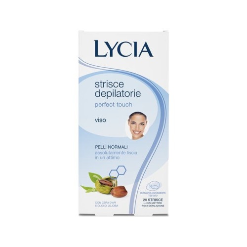 Lycia Perfect Touch Viso 20 Strisce Depilatorie