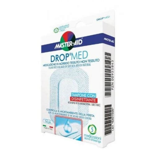 Medicazione Master-aid Drop Med 10 X 10 Cm 5 Pezzi