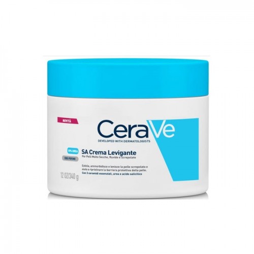 CeraVe SA Crema Levigante 10% Urea Per Pelle Molto Secca Ruvida E Screpolata 340g