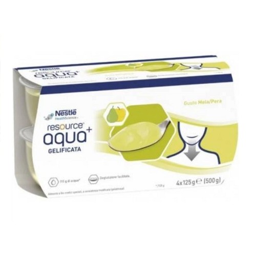 Resource Aqua Bevanda Gelificata Mela Pera 4x125g