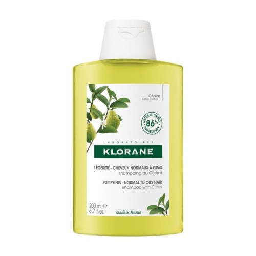 Klorane Shampoo Alla Polpa Di Cedro Leggero 200ml