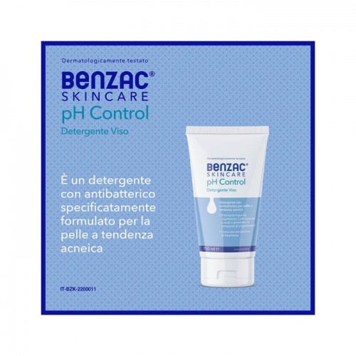Benzac Skincare Ph Control Detergente Viso Pelle Acneica 150ml