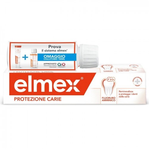 Elmex Protezione Carie Dentifricio 75ml + Collutorio 100ml