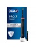 Oral-B Spazzolino Elettrico Ricaricabile Pro Series 3 Nero + 2 Testine