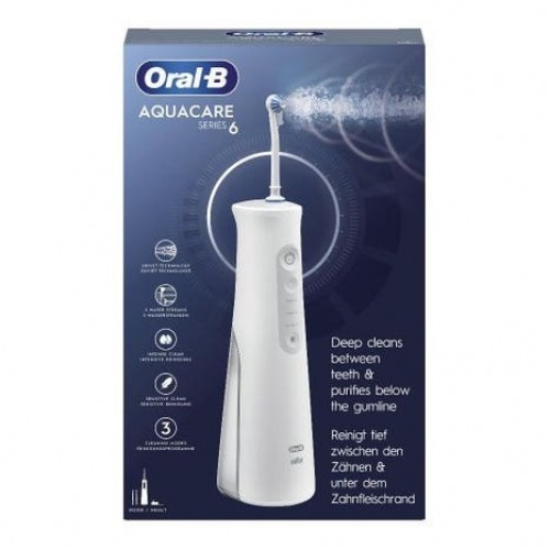 Oral-B Aquacare 6 Pro Idropulsore Con 2 Testine