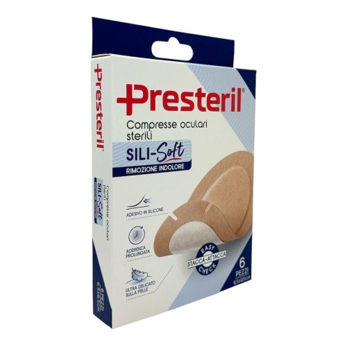  Corman Presteril - Sili Soft Compressa Oculare, 6 cerotti