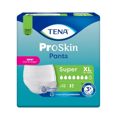 TENA ProSkin Pants Super Mutandine Assorbenti Incontinenza Misura XL