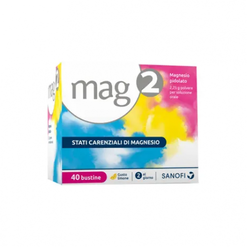 Mag2 Granulato Soluzione Orale 2,25g Magnesio Pidolato 40 Bustine