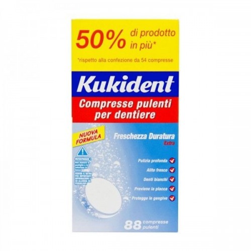 Kukident - Cleanser Fresh Confezione 88 Compresse