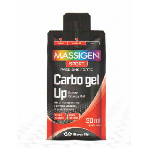 Massigen Sport Carbo Gel Up30p Energy gel a base di maltodestrine
