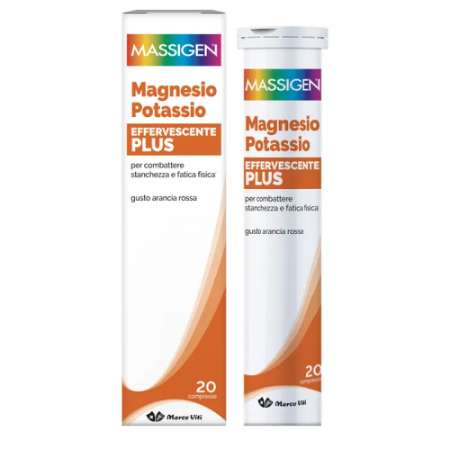 Massigen Magnesio E Potassio Plus 20 Compresse Effervescenti
