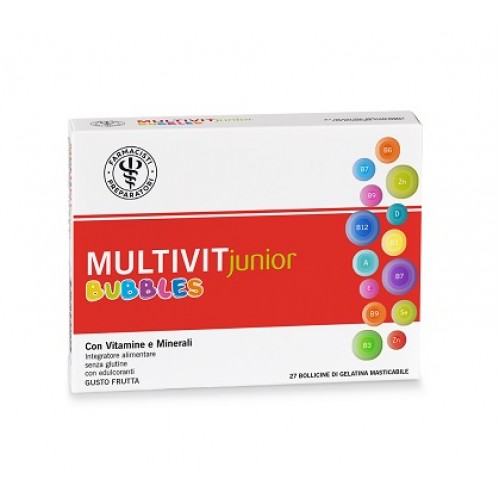 Multivit J Bubbles 27gel vitamine + minerali per bambini e ragazzi