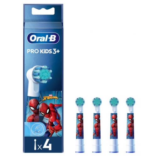 Oral-B Power Refill Spiderman 4 Pezzi