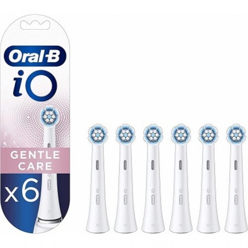 ORAL B TESTINE DI RICAMBIO IO GENTLE CARE - 6 TESTINE BIANCHE