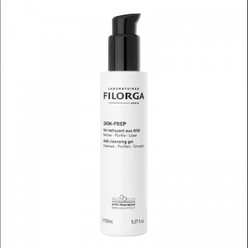 Filorga Skin-Prep Gel Detergente con AHA - Gel detergente viso purificante - 150 ml