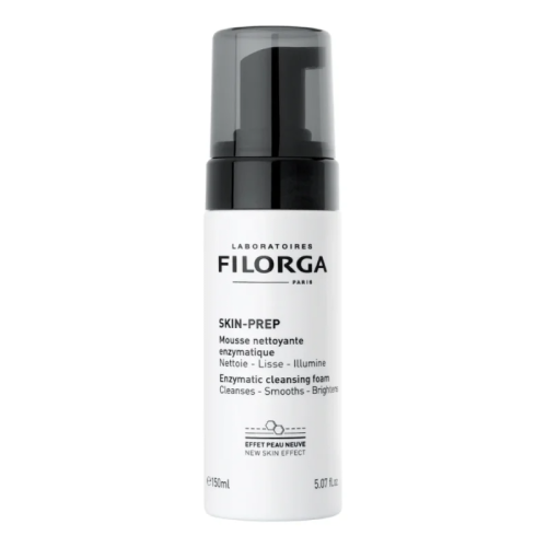 Filorga Skin-Prep Mousse Detergente Enzimatica - Mousse detergente e struccante per viso e occhi - 150 ml