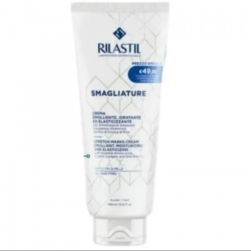 RILASTIL SMAGLIATURE CREMA - TRATTAMENTO ELASTICIZZANTE PER LA PREVENZIONE DI SMAGLIATURE - NUOVO FORMATO - 400 ML