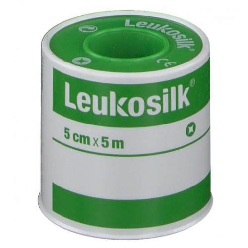 LEUKOSILK CEROTTO IN ROCCHETTO 5X500CM