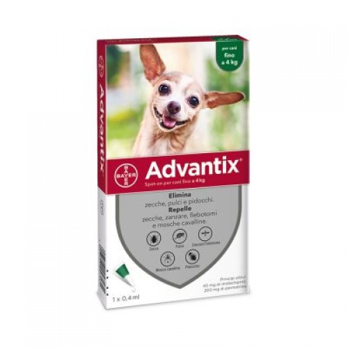 ADVANTIX Spot-On 1x0,4ml 0-4Kg