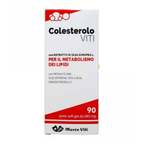 Marco Viti Colesterolo Integratore Per Il Metabolismo Dei Lipidi 90 perle