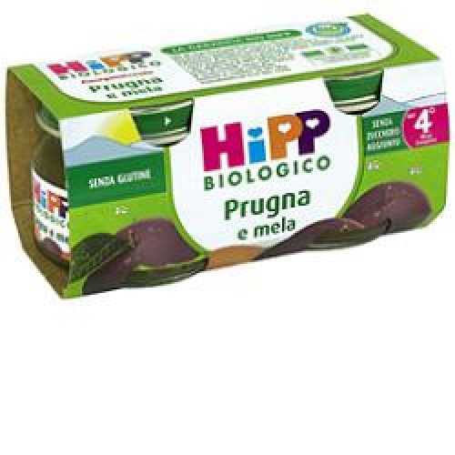 HIPP OMO PRUGNA MELA 2X80G