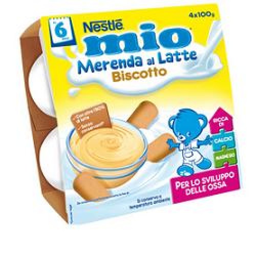 MIO Mer.Lattea Biscotto 4x100g