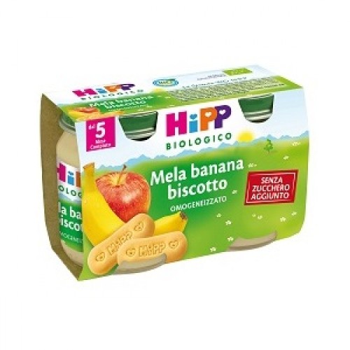 HIPP MERENDA MEL/BAN/BISC 2X125G