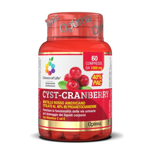 CRANBERRY C/VIT C E 60CPR OPTIMA