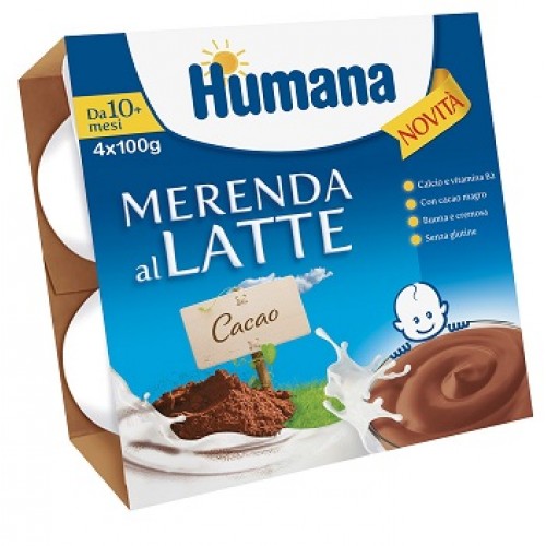 HUMANA Mer.Latte Ciocc.4x100g
