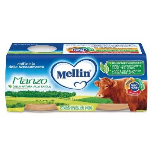 MELLIN-OMO.MANZO 2X80G