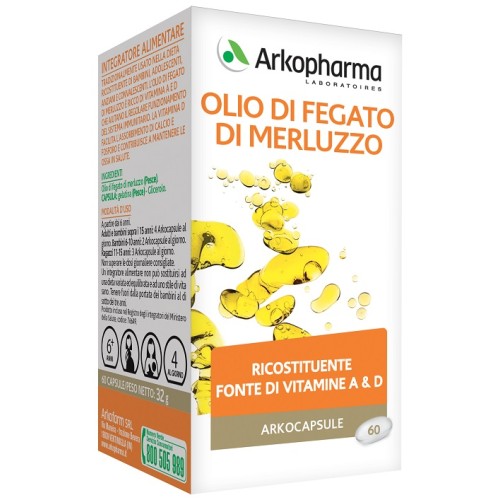 ARKOCAPSULE OLIO FEG MERLUZ 60PR