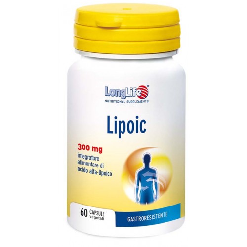 LONGLIFE LIPOIC 300mg 60 Cps